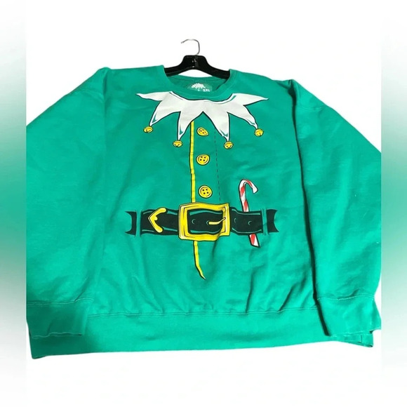 Mens elf ugly Christmas sweatshirt. Size 2XL - Picture 1 of 4